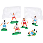 8-Piece Football Cake Topper Set – Soccer Players & Goals Cake Topper Set Richie's Default Title