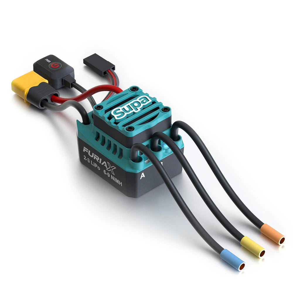 SkyRC FuriaX Supa 60A ESC 2-3S LiPo for 1/10 RC Car RC Speed Controller Richie's ESC