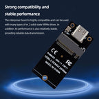 M.2 NVMe to USB-C Adapter ASM2364 USB 3.2 Gen2x2 – 2000MB/s SSD Adapter Board Richie's