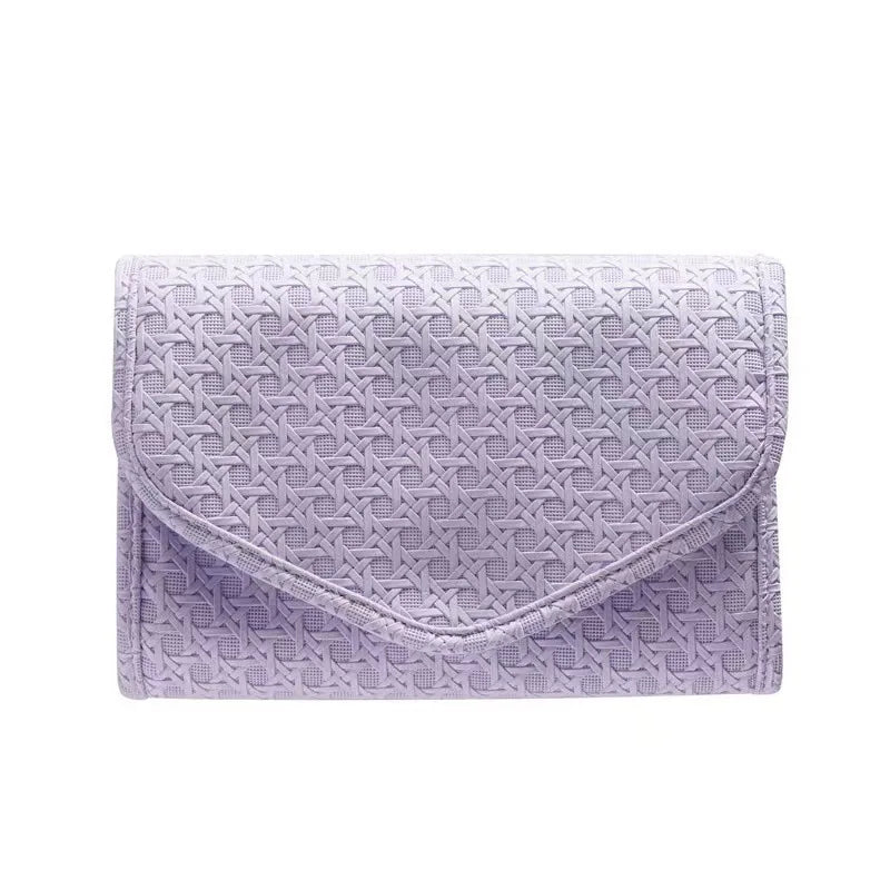 Foldable Travel Jewelry Organizer Bag – Necklaces & Rings Jewelry Travel Organizer Richie's Pu-L-15.5x22 purple