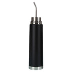 Yerba Mate Bottle 2-in-1 Built-in Straw Vacuum Thermos 500ml/750ml Vacuum Thermos Bottle Richie's Black 500ML