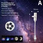 USB Galaxy Projector Night Light – 5 Cosmic Patterns & Flex Neck Galaxy Night Projector Richie's