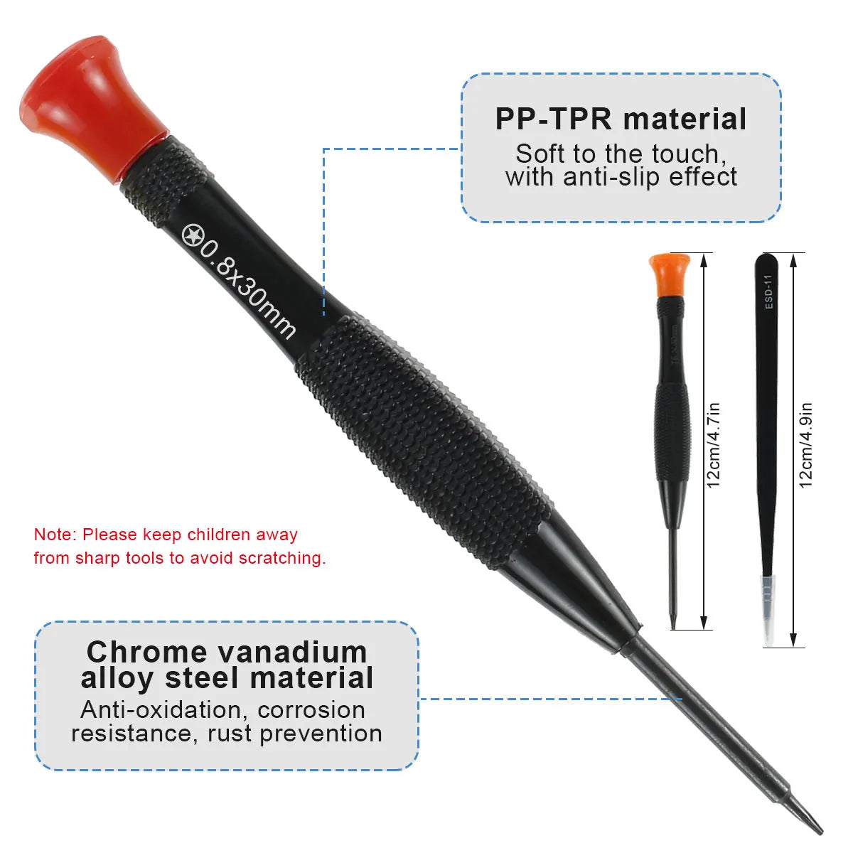 18/20Pc Precision Screwdriver Set with Tweezers | Watch & Electronics Precision Screwdriver Set Richie's