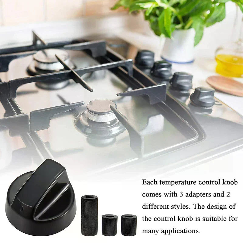 4-Pack Universal Gas Stove Control Knobs with 12 Adapters Stove Control Knobs Richie's