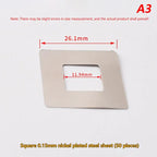 50Pcs T-Shape Nickel Tabs 18650 Battery Spot Welding 0.15mm Battery Welding Tabs Richie's Square 50pcs