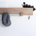 Metal Cat Door Corner Wall Sculpture – Minimalist Home Décor Wall Sculpture Richie's