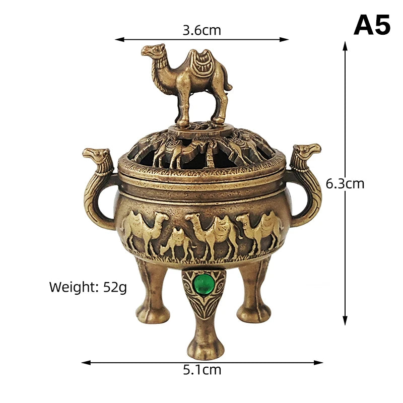 Chinese Style Alloy Incense Burner Bowl – Yoga & Home Decor Incense Burner Richie's A5