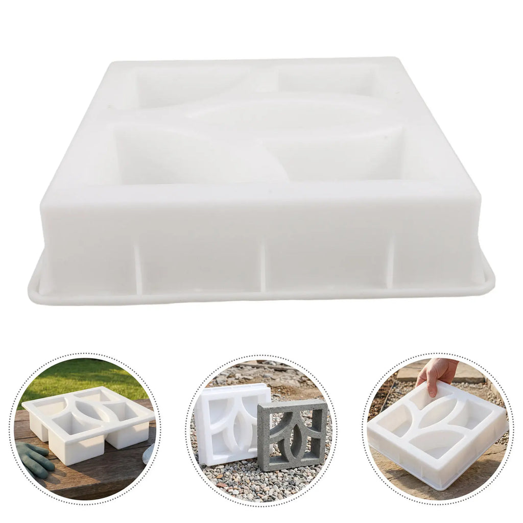 Reusable Hollow Breeze Brick Concrete Mold – Garden Patio Concrete Brick Mold Richie's
