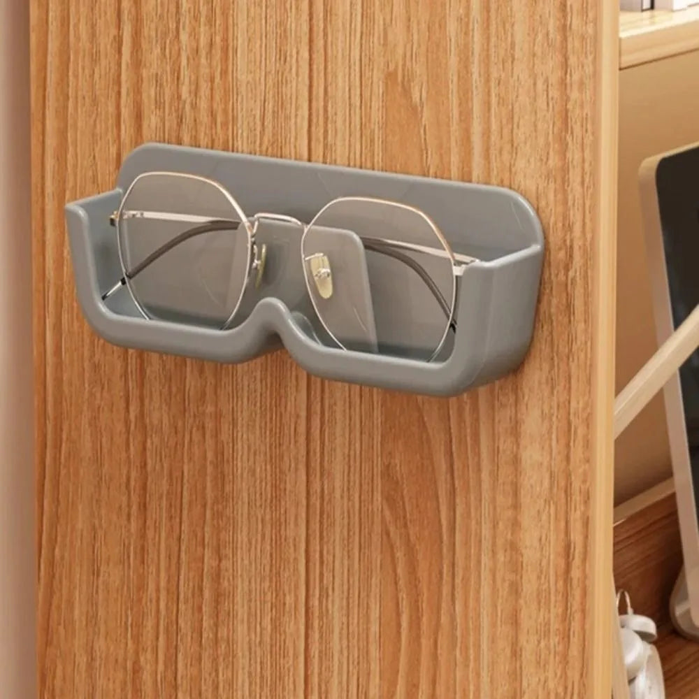 Wall Mounted Glasses Holder – No-Drill Sunglasses Storage Rack Eyewear Storage Rack Richie's Grey