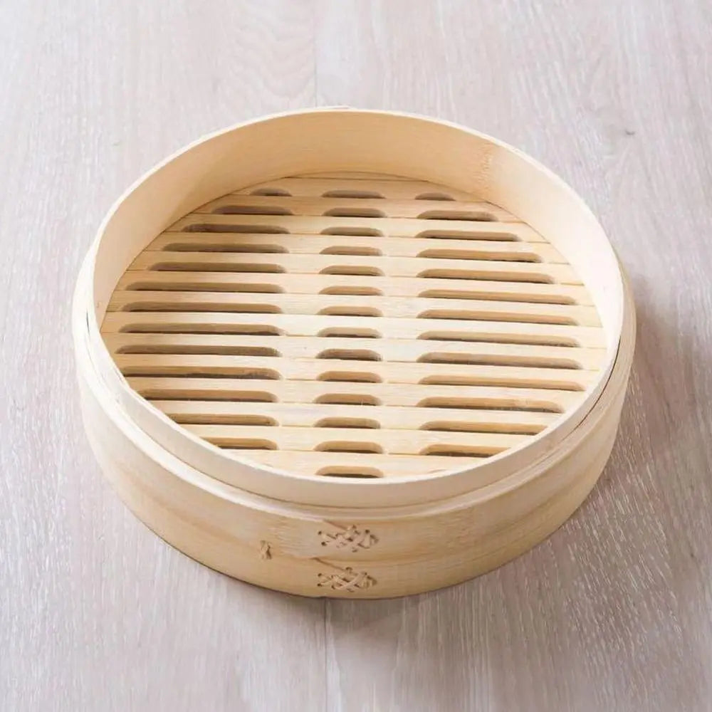Bamboo Steamer Basket with Lid – Dumplings, Bao & Dim Sum Bamboo Steamer Basket Richie's 13cm Steamer