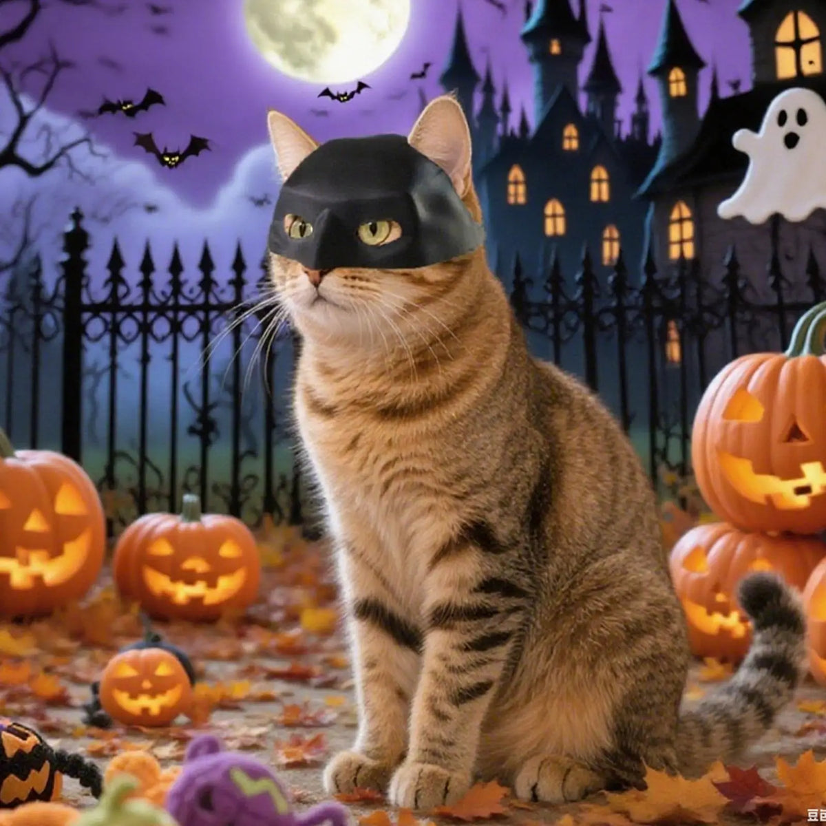 Black Bat Cat Halloween Costume Hat – Kitten Dress-Up Pet Costume Hat Richie's