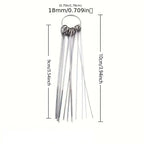 10-Pc Stainless Steel Shower Head Nozzle Cleaning Needle Set Shower Cleaning Brush Richie's