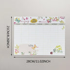 Magnetic Weekly Planner Whiteboard – Floral Butterfly Fridge Calendar Magnetic Whiteboard Planner Richie's