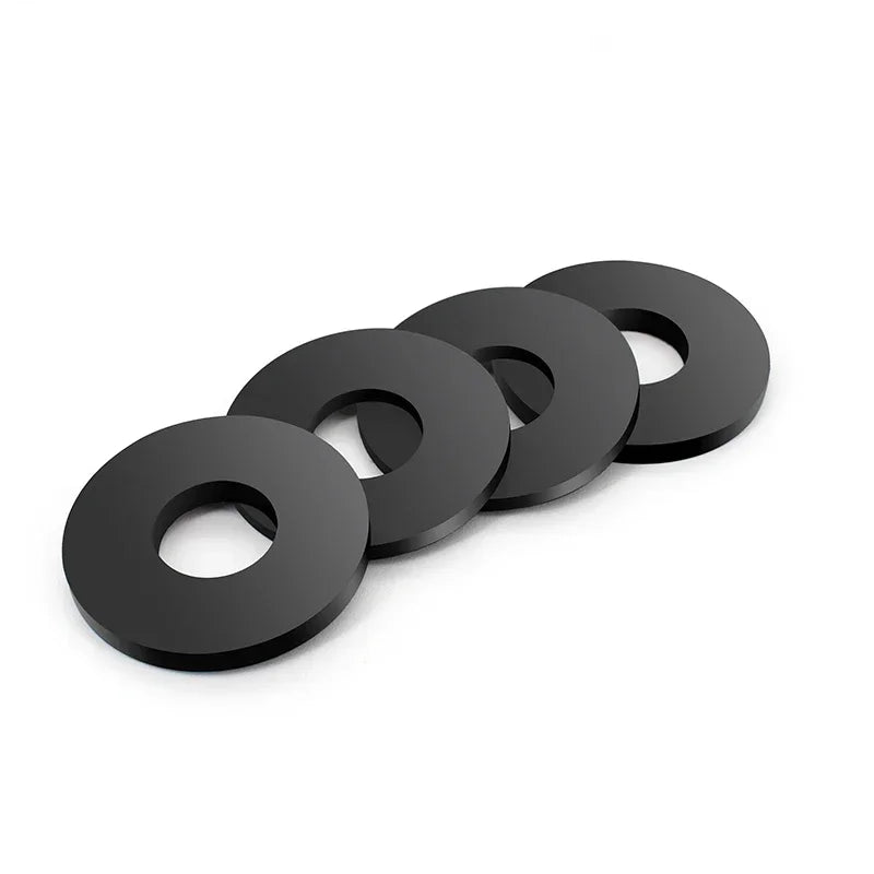 Flat Gasket M2–M42 NBR VMQ FKM Rubber Sealing Washer Rubber Sealing Gasket Richie's