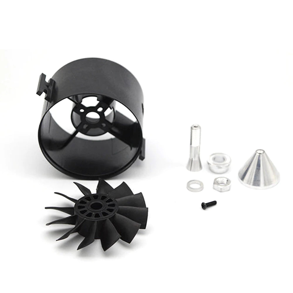 HOOKLL 70mm 12-Blade EDF Ducted Fan for F16 RC Airplane RC Airplane EDF Fan Richie's without Motor No plug