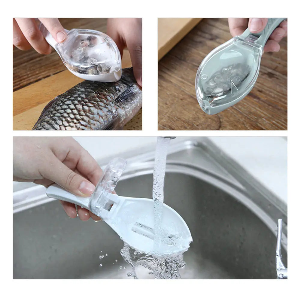 Fish Scale Scraper – Serrated ABS Plastic Descaler Tool Fish Scale Scraper Richie's