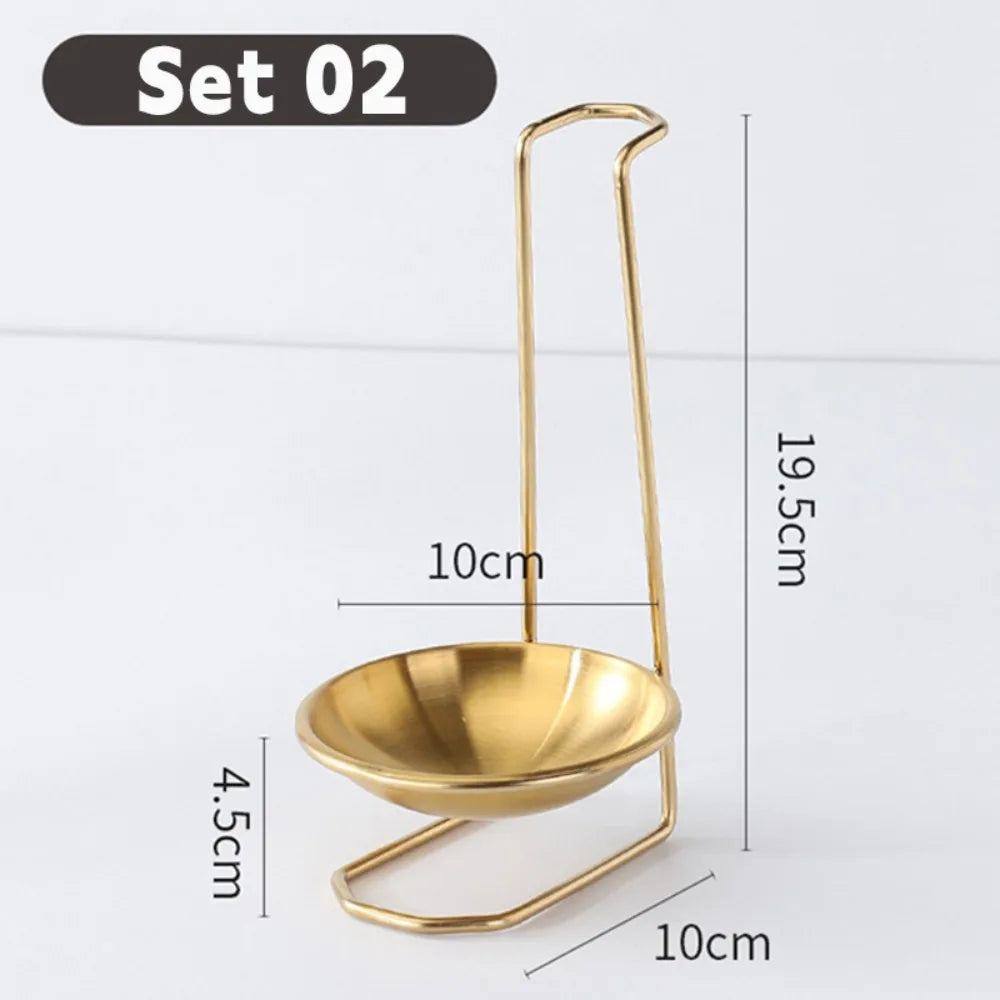 304 Stainless Steel Spoon & Utensil Rack – Single or Double Utensil Rack Richie's Set 02