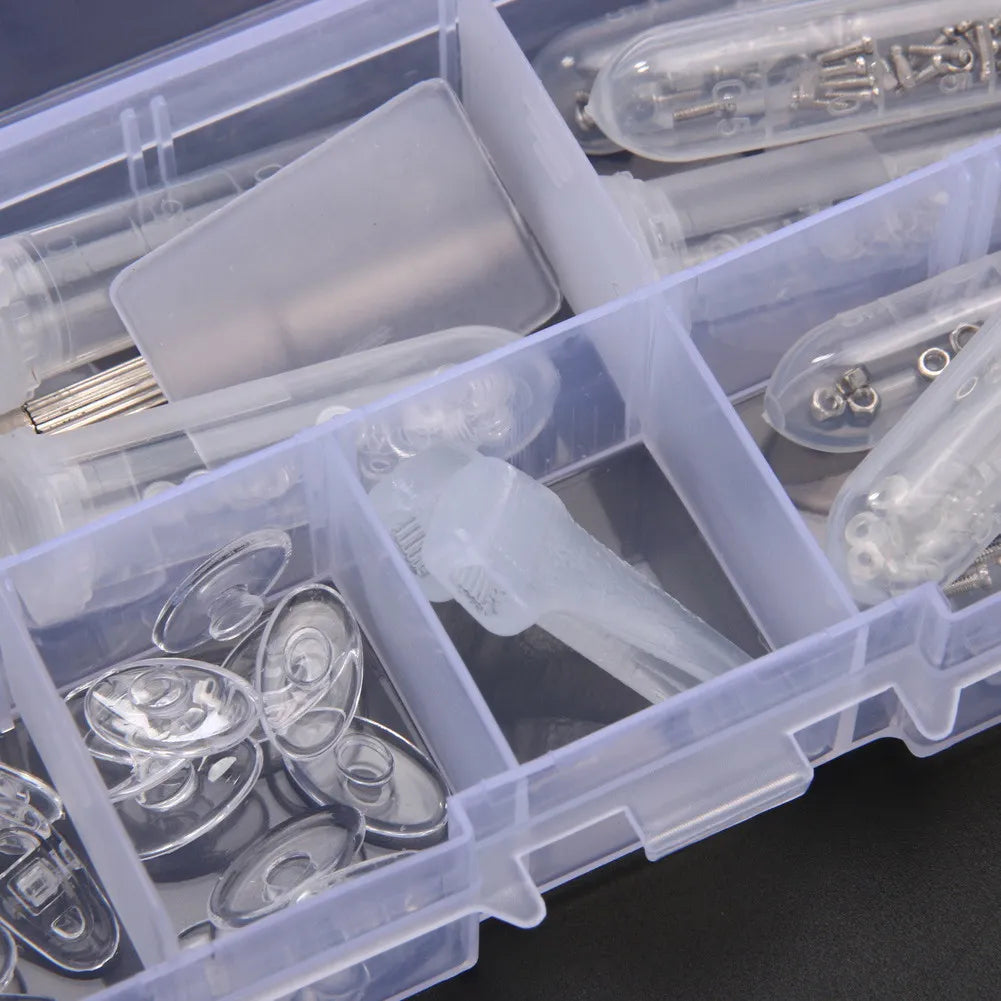 Portable Eyeglass Repair Kit – Screws, Nose Pads & Case Eyeglass Repair Kit Richie's