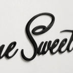 PVC Black Letter Wall Stickers 10x60cm – Self-Adhesive Decals Wall Decal Sticker Richie's