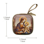 Portable Rosary Storage Bag – Zippered Christian Jewelry Pouch Jewelry Storage Pouch Richie's 13