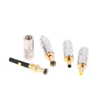 Gold Copper DC Power Plug Male Connector – 4 Sizes DC Power Connector Richie's
