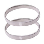 Elastic Shirt Sleeve Holders Metal Armbands – 1 or 2 Pack Sleeve Holder Armband Richie's White K-2Pcs