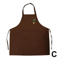 Adjustable Unisex Kitchen Apron with Pocket | Chef & BBQ Kitchen Apron Richie's Coffee color