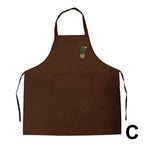 Adjustable Unisex Kitchen Apron with Pocket | Chef & BBQ Kitchen Apron Richie's Coffee color