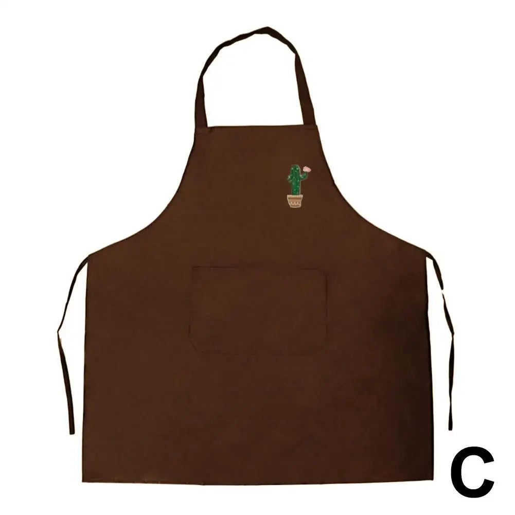 Adjustable Unisex Kitchen Apron with Pocket | Chef & BBQ Kitchen Apron Richie's Coffee color