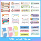Phomemo D30 Thermal Label Paper – 3 Self-Adhesive Sticker Rolls Thermal Label Paper Richie's
