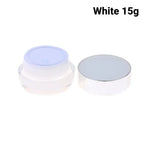 Empty Acrylic Cosmetic Cream Jars 5g–30g | Travel Containers Cosmetic Cream Jar Richie's 15g White