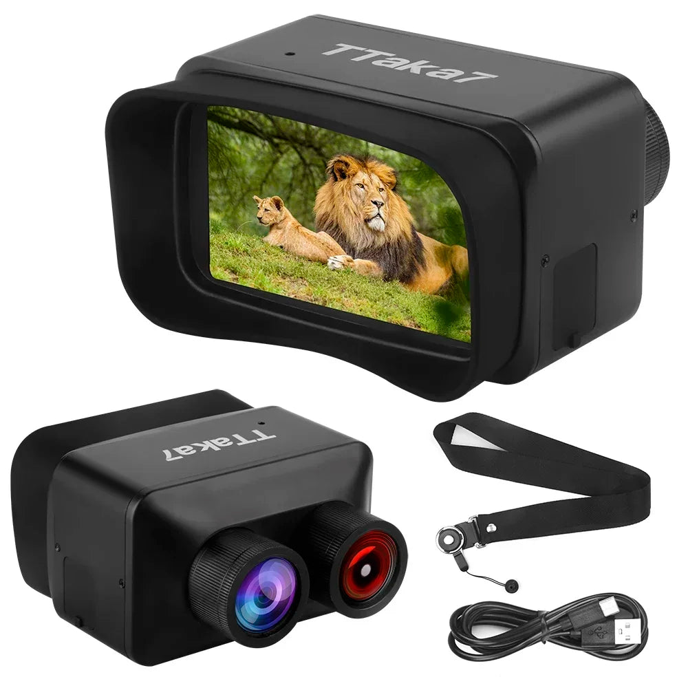 Night Vision Binoculars 4K 48MP | 800M IR Range | 3" Screen Night Vision Binoculars Richie's