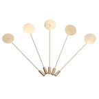 10pcs Cabochon Tray Cameo Brooch Pins Gold Silver DIY Craft Set Brooch Pin Set Richie's