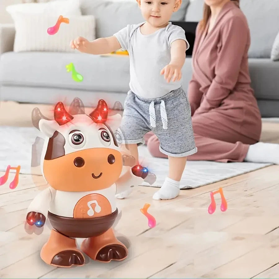 Baby Dancing Cow Plush Toy – Music, Lights & Movement Dancing Plush Toy Richie's