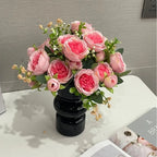 Faux Silk Artificial Roses Long Stem Fake Flowers – Home & Wedding Artificial Silk Flowers Richie's