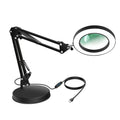 10X LED Magnifying Desk Lamp – Foldable, 3 Color Modes Magnifying Desk Lamp Richie's Black
