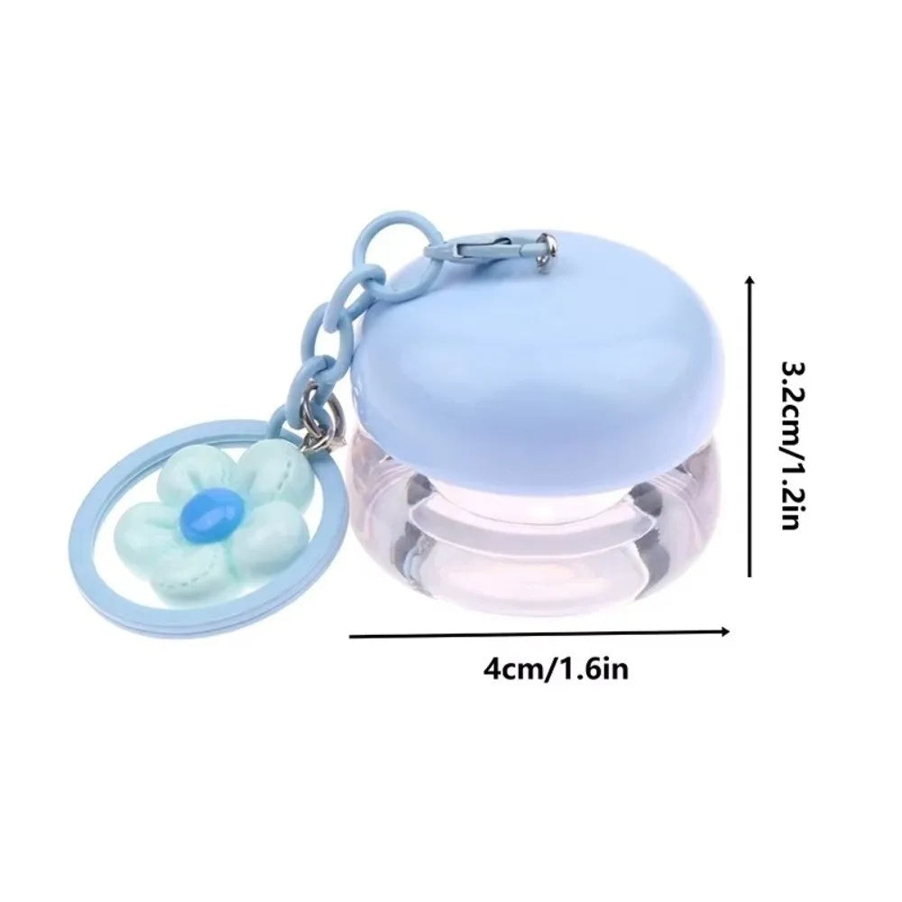 Refillable Mini Lip Balm Jar 5g with Keychain Pendant Lip Balm Container Richie's
