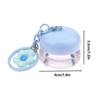 Refillable Mini Lip Balm Jar 5g with Keychain Pendant Lip Balm Container Richie's
