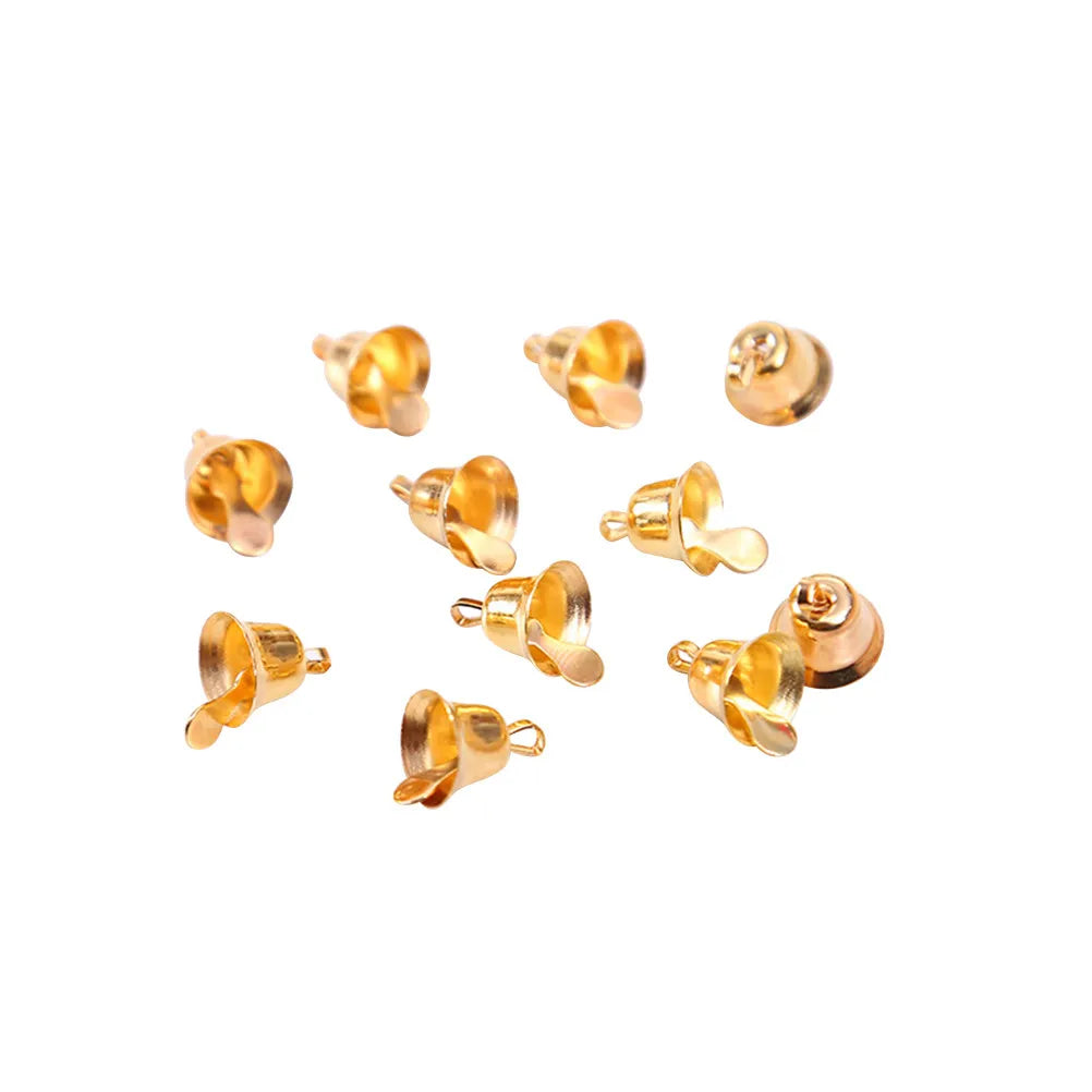 20Pcs Gold Copper Mini Jingle Bells – Christmas & DIY Ornaments Christmas Bell Ornaments Richie's