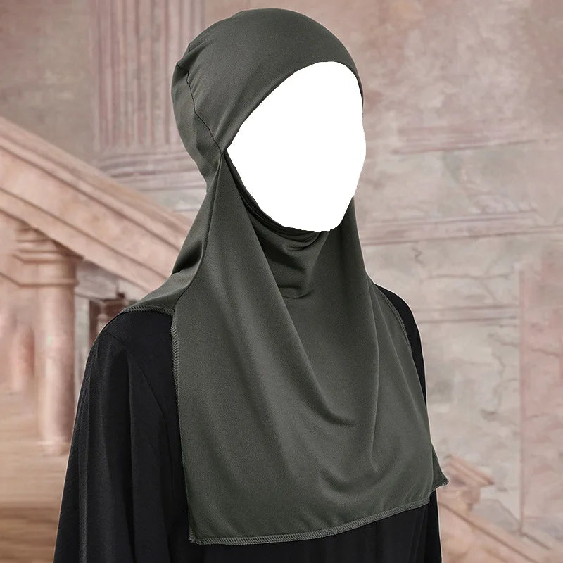 Women's Instant Ninja Hijab Underscarf – Soft Stretch Inner Cap Hijab Inner Cap Richie's