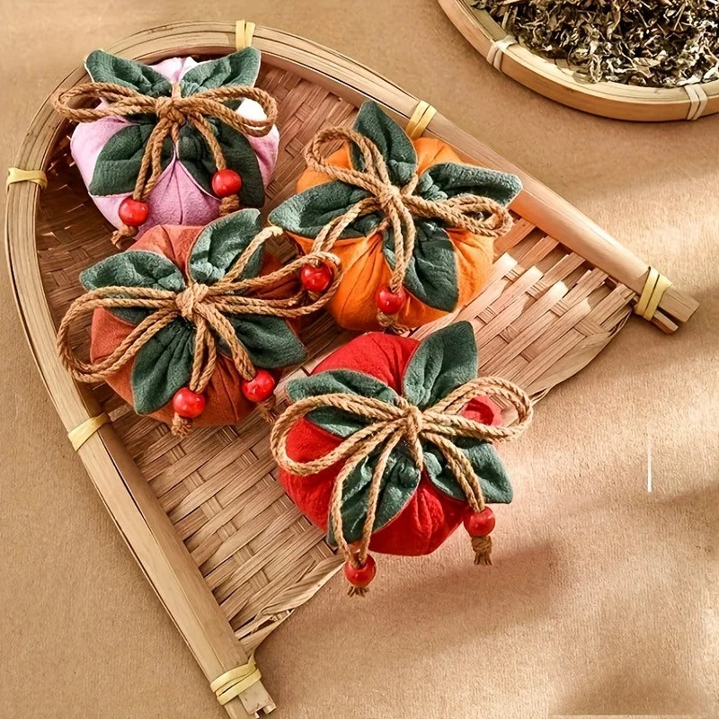 Persimmon Pendant Incense Bag – Car Charm & Lucky Blessing Purse Car Charm Sachet Bag Richie's