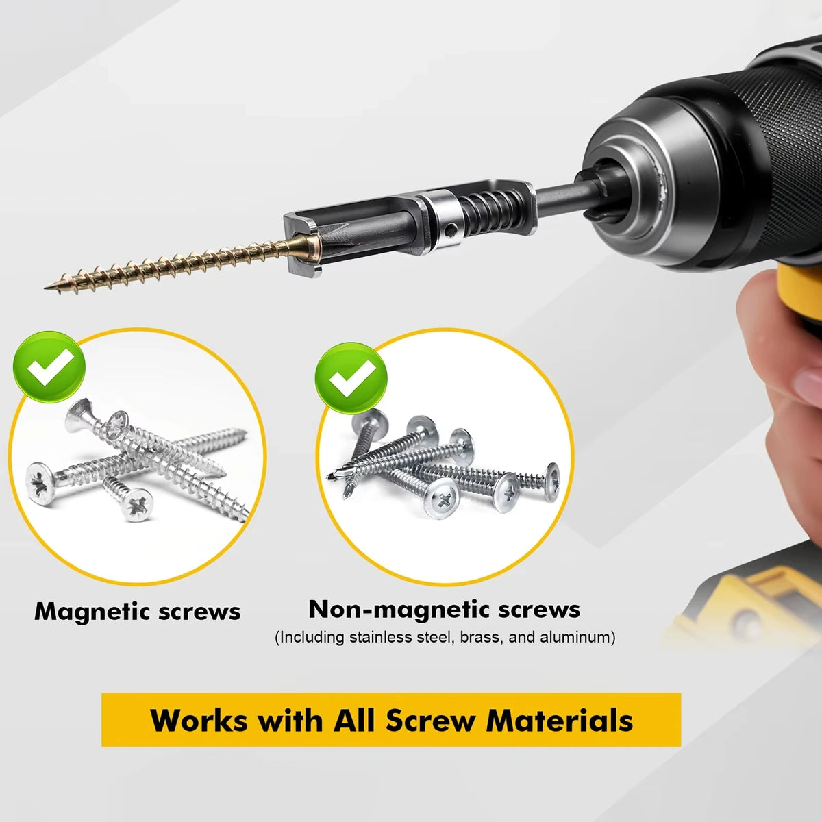 Spring-Loaded Screw Bit Holder Quick Release Adapter Tool Bit Holder Adapter Richie's
