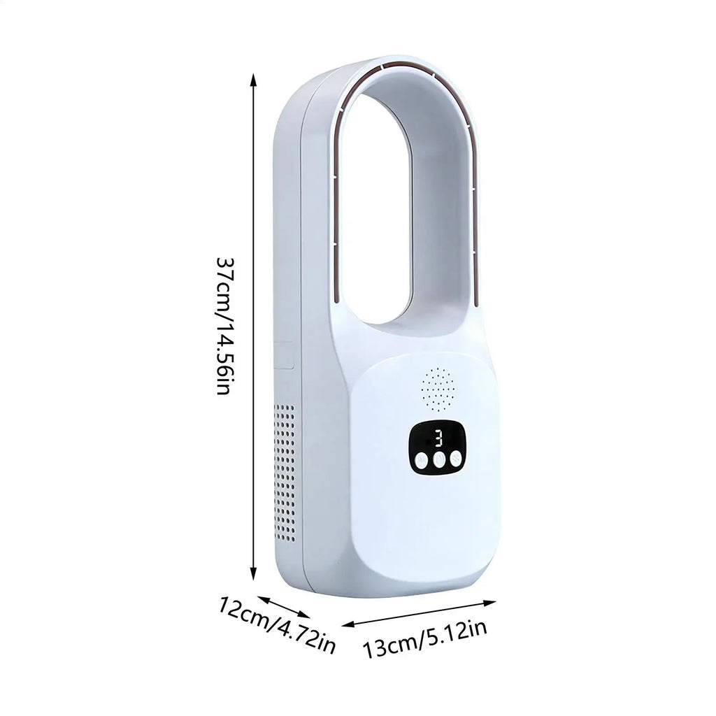 Bladeless Desktop Fan 120° Oscillating 3-Speed Portable Circulator Bladeless Desktop Fan Richie's