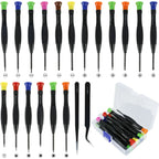 18/20Pc Precision Screwdriver Set with Tweezers | Watch & Electronics Precision Screwdriver Set Richie's