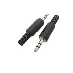 10Pcs 3.5mm Male Audio Plug 3-Pole TRS Stereo Connector DIY Audio Connector Plug Richie's