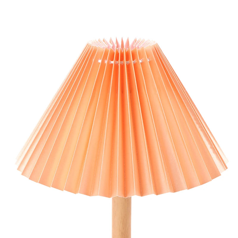 Pleated Fabric Lampshade – Retro DIY Table & Ceiling Lamp Cover Lamp Shade Richie's A7