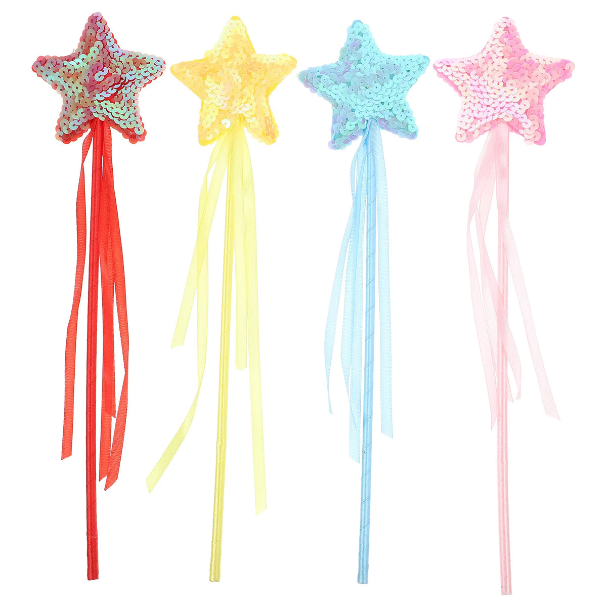 4pcs Star Fairy Wands for Girls – Birthday Party Accessories Fairy Wand Set Richie's