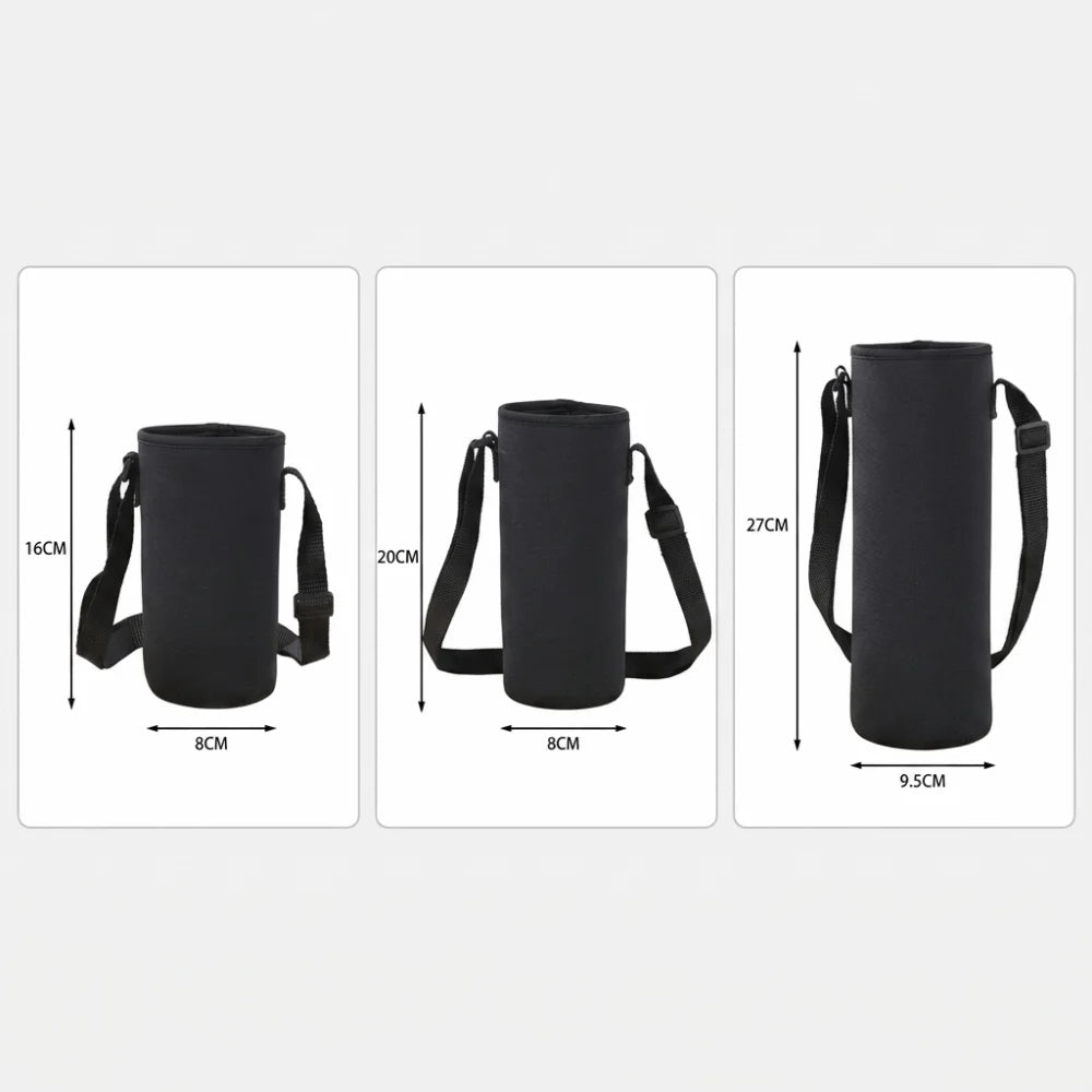 Neoprene Water Bottle Sleeve with Adjustable Carry Strap Bottle Sleeve Carrier Richie's