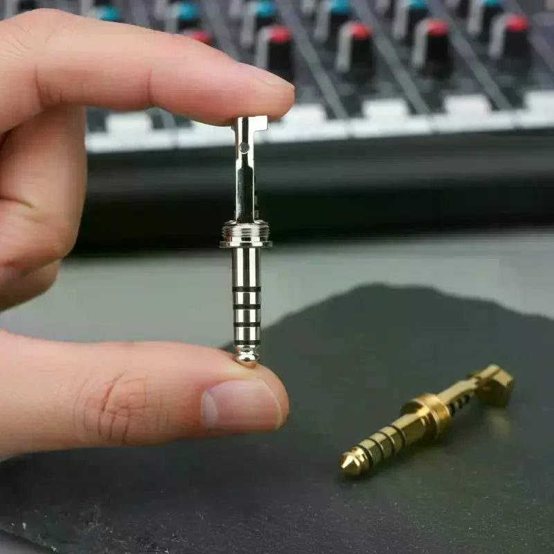 4.4mm 5-Pole Balanced Audio Plug | HIFI Copper Rhodium Plated Balanced Audio Plug Richie's