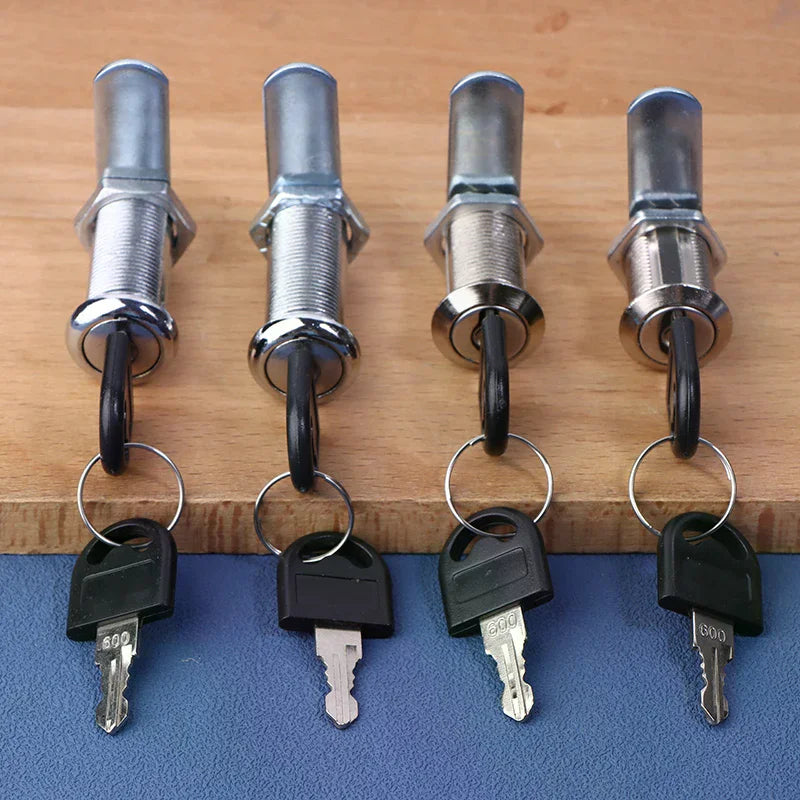 Zinc Alloy Cabinet Cylinder Lock with 2 Keys | Furniture Security Cabinet Cylinder Lock Richie's